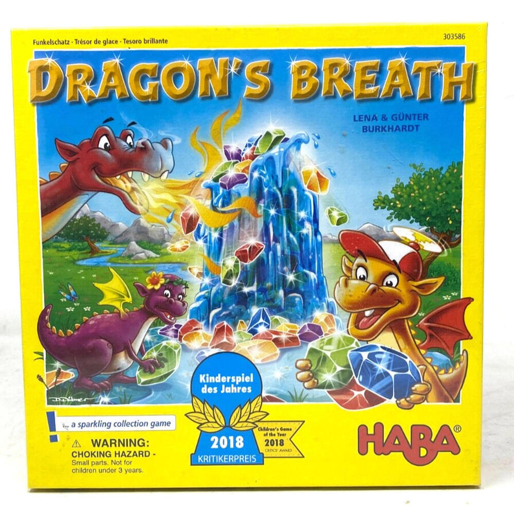 HABA Dragon's Breath - 2018 Kinderspiel des Jahres Winner 3D Set up Game